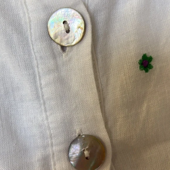 Rails Violet Dress - Green Daisy Embroidery - Picture 6 of 8